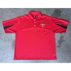 VTG Mens Sz XL SDSU San Diego State Aztecs Starter Red Polo Shirt